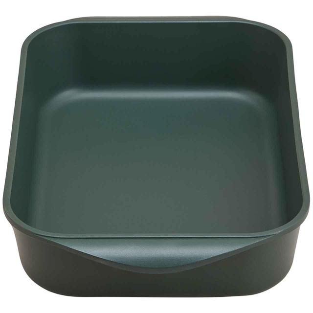 M&amp;amp;S Large Cast Aluminium Roaster Dark Green