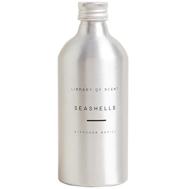 M&amp;amp;S Library of Scent Seashell Diffuser 250ml Refill Silver