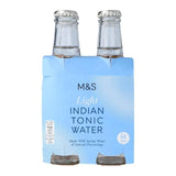 M&amp;amp;S Light Indian Tonic Water   4 x 200ml