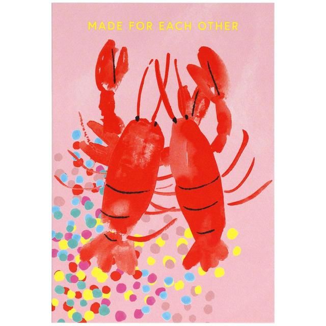 M&amp;amp;S Lobsters Made For Each Other Card
