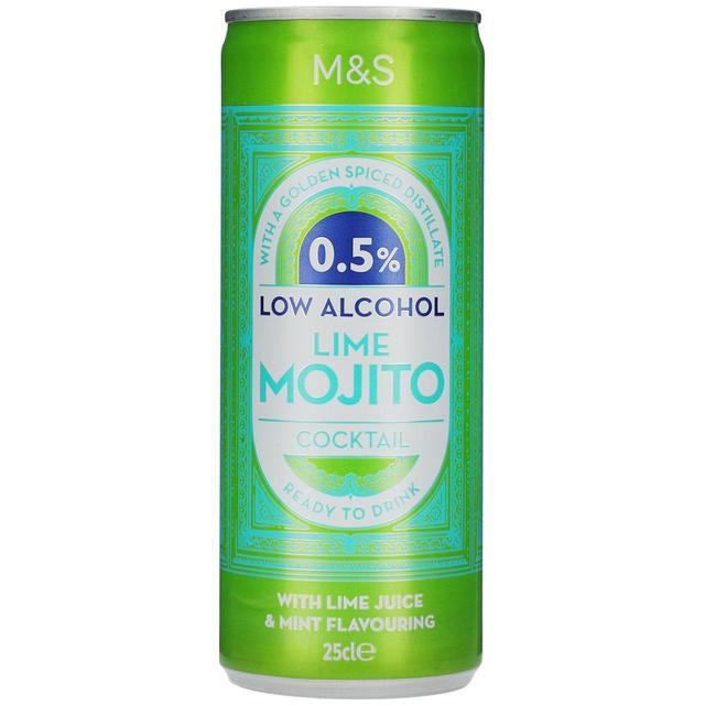 M&amp;amp;S Low Alcohol Lime Mojito   250ml