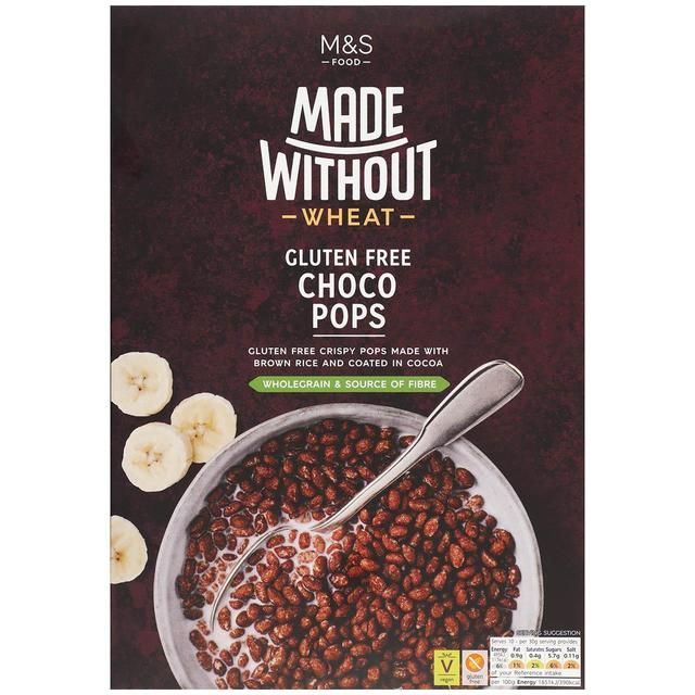 M&amp;amp;S Made Without Wheat Choco Pops   300g