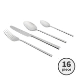 M&amp;amp;S Manhattan Stainless Steel Cutlery Set   16 per pack