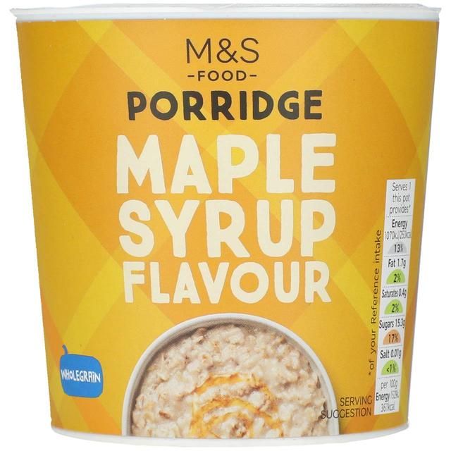 M&amp;amp;S Maple Syrup Flavour Porridge   70g