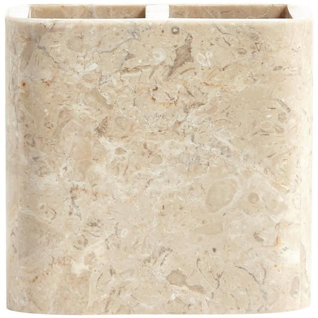 M&amp;amp;S Marble Electric Toothbrush Holder Cream