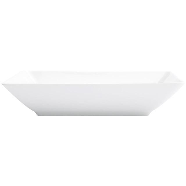 M&amp;amp;S Maxim Porcelain Square White Pasta Bowl