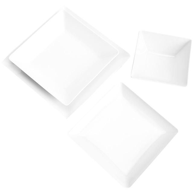 M&amp;amp;S Maxim Porcelain Square White Pasta Bowl