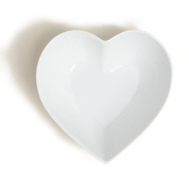 M&amp;amp;S Maxim Small Heart Serving Bowl White