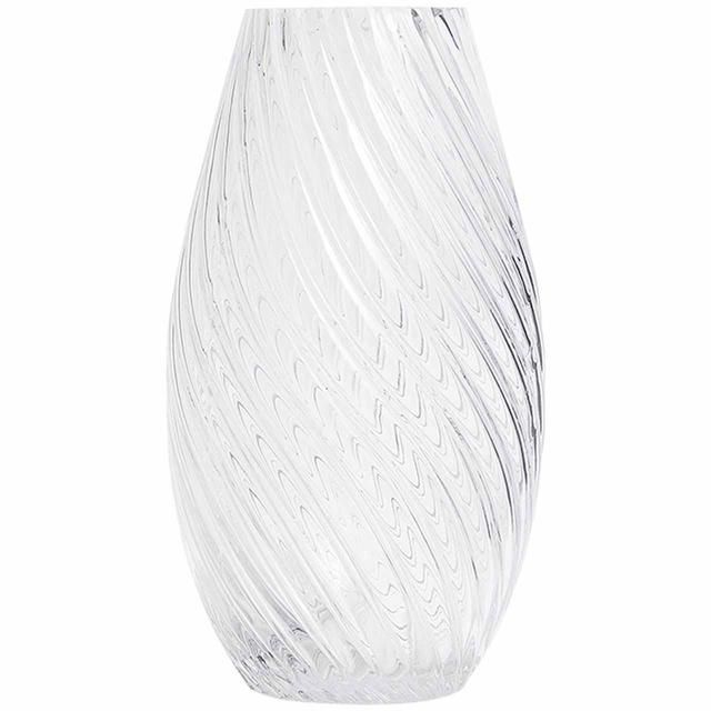 M&amp;amp;S Medium Swirl Glass Vase