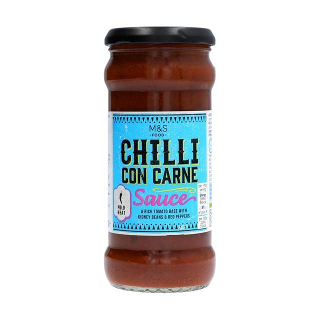 M&amp;amp;S Mild Chilli Con Carne Sauce   340g
