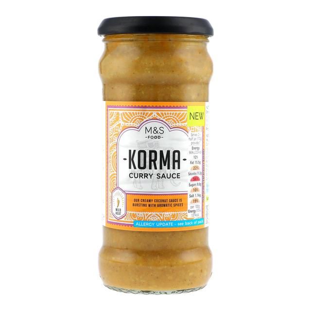 M&amp;amp;S Mild Korma Sauce   340g