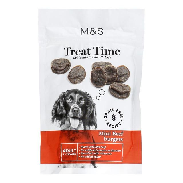 M&amp;amp;S Mini Beef Burgers Dog Treats   70g