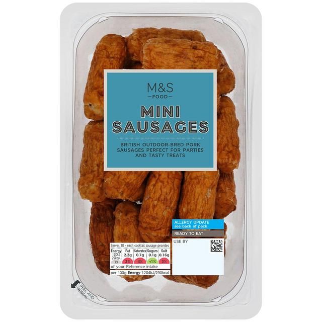 M&amp;amp;S Mini Cocktail Sausages   300g