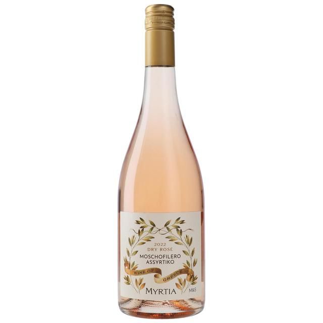 M&amp;amp;S Myrtia Moschofilero Assyrtiko Rose   75cl