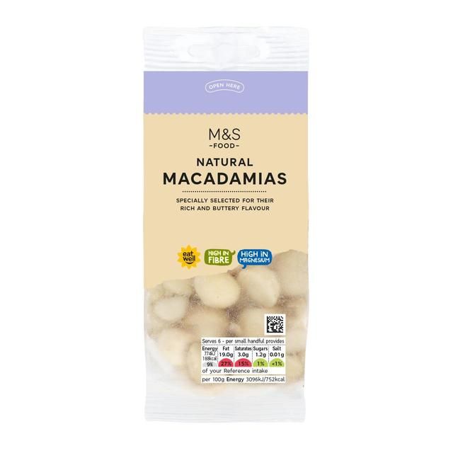 M&amp;amp;S Natural Macadamia Nuts   150g
