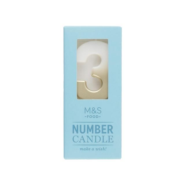 M&amp;amp;S Number 3 Candle