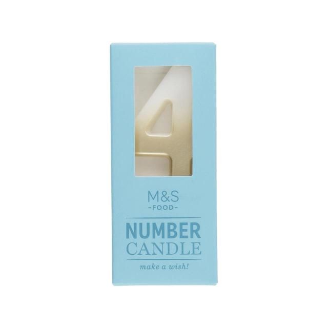 M&amp;amp;S Number 4 Candle