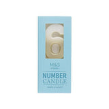M&amp;amp;S Number 6 Candle