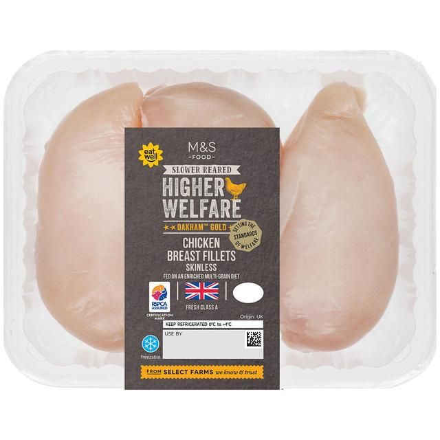 M&amp;amp;S Oakham Gold Chicken Breast Fillets   570g