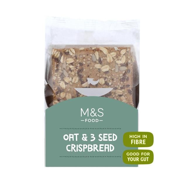 M&amp;amp;S Oat &amp;amp; 3 Seed Crispbread   200g