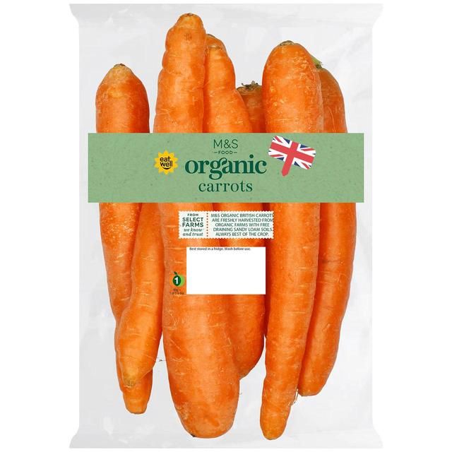 M&amp;amp;S Organic Carrots   1kg