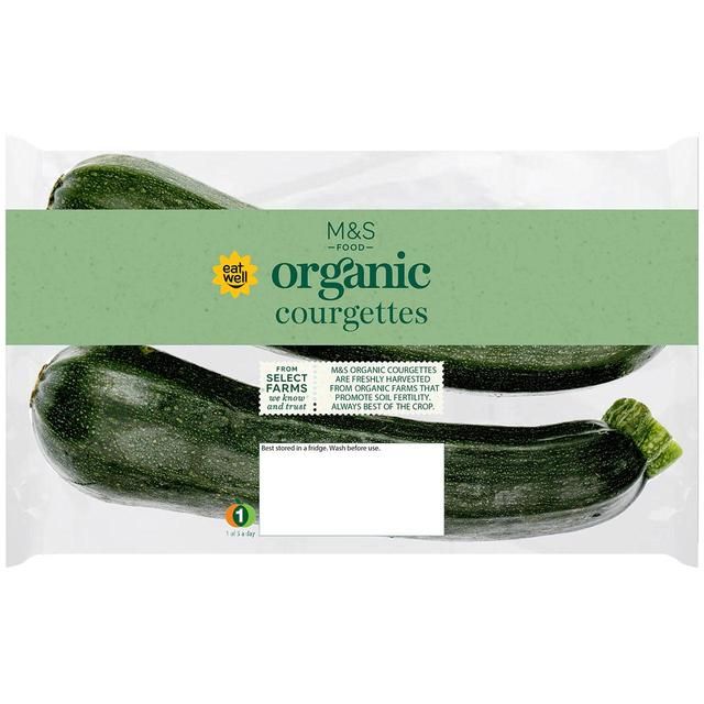 M&amp;amp;S Organic Courgettes   300g