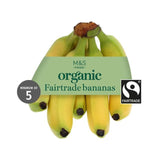 M&amp;amp;S Organic Fairtrade Bananas   5 per pack