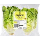 M&amp;amp;S Organic Little Gem Lettuce   2 per pack