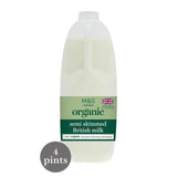 M&amp;amp;S Organic Semi-Skimmed Milk 4 Pints   2.272L