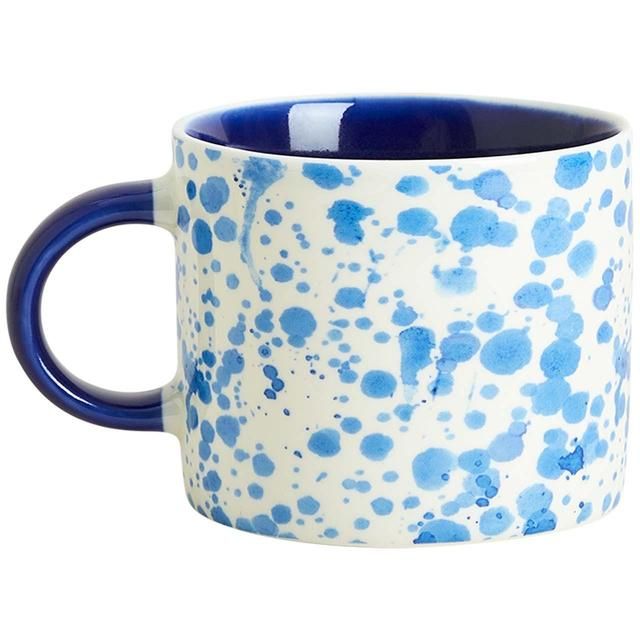 M&amp;amp;S Paint Splatter Mug Blue