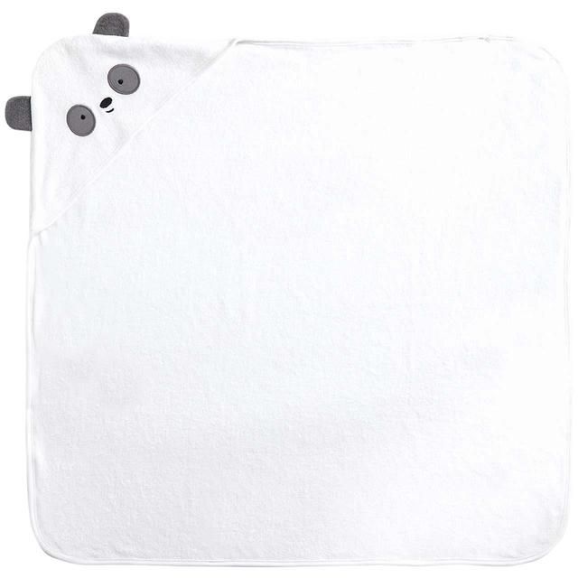 M&amp;amp;S Panda Hooded Towel  One size White