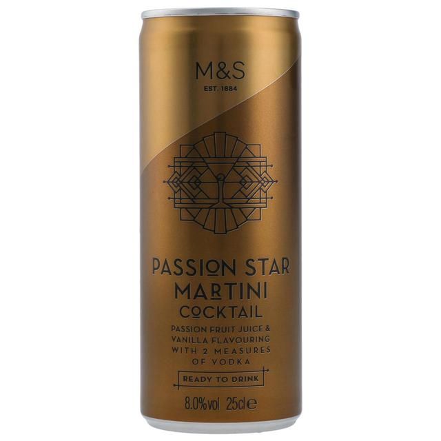 M&amp;amp;S Passion Star Martini Cocktail   250ml