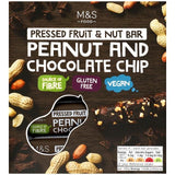 M&amp;amp;S Peanut &amp;amp; Chocolate Chip Bars   4 x 35g