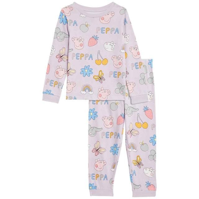M&amp;amp;S Peppa Pig Pyjamas 2-7 Years Lavender