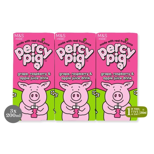 M&amp;amp;S Percy Pig Fruit Juice Drink   3 x 200ml