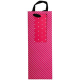 M&amp;amp;S Pink Pattern Bottle Gift Bag