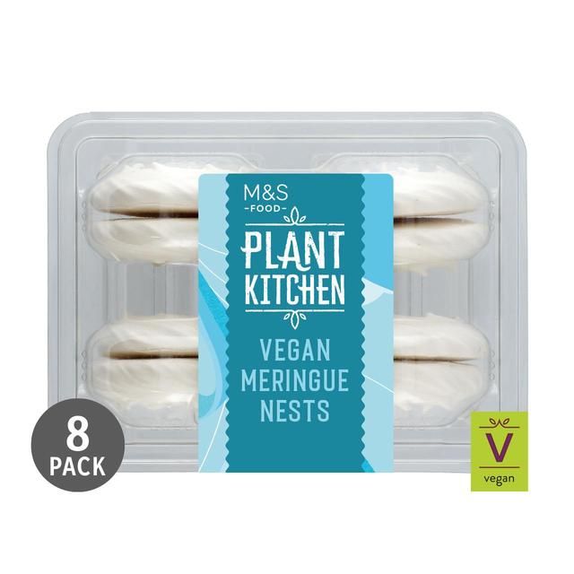 M&amp;amp;S Plant Kitchen 8 Meringue Nests   96g