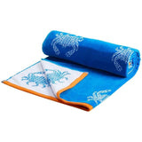M&amp;amp;S Pure Cotton Crab Beach Towel Blue