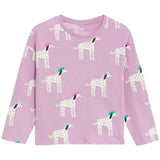 M&amp;amp;S Pure Cotton Dalmatian Print Top 2-7 Years Pink