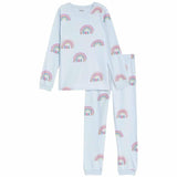 M&amp;amp;S Rainbow PJ 7-12 Years Blue