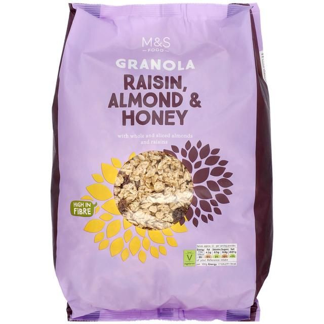 M&amp;amp;S Raisin Almond &amp;amp; Honey Granola   1kg
