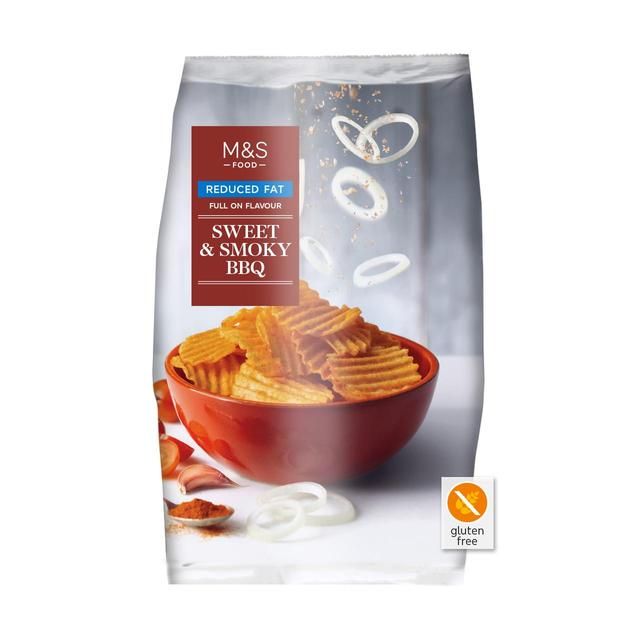 M&amp;amp;S Reduced Fat Sweet &amp;amp; Smoky BBQ Crisps   150g
