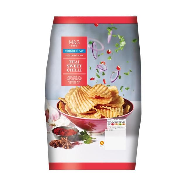 M&amp;amp;S Reduced Fat Thai Sweet Chilli Crisps   150g