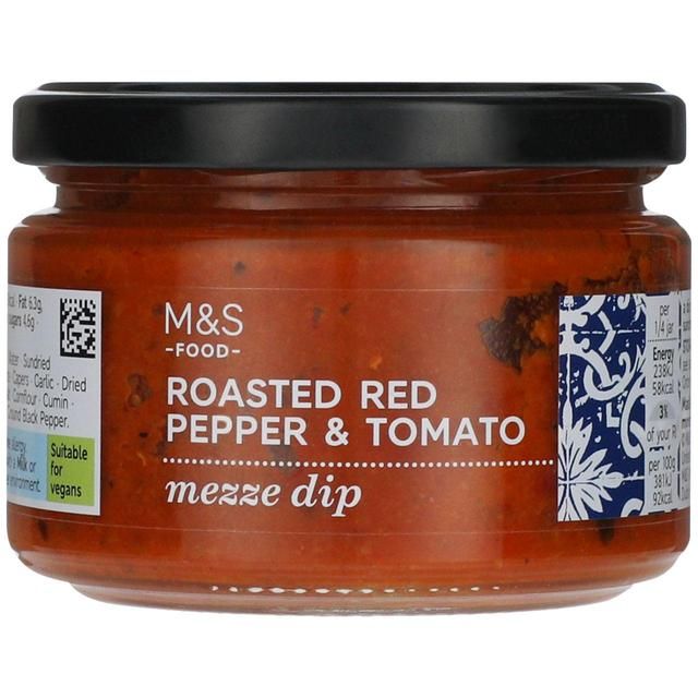 M&amp;amp;S Roasted Red Pepper &amp;amp; Tomato Mezze Dip   250g