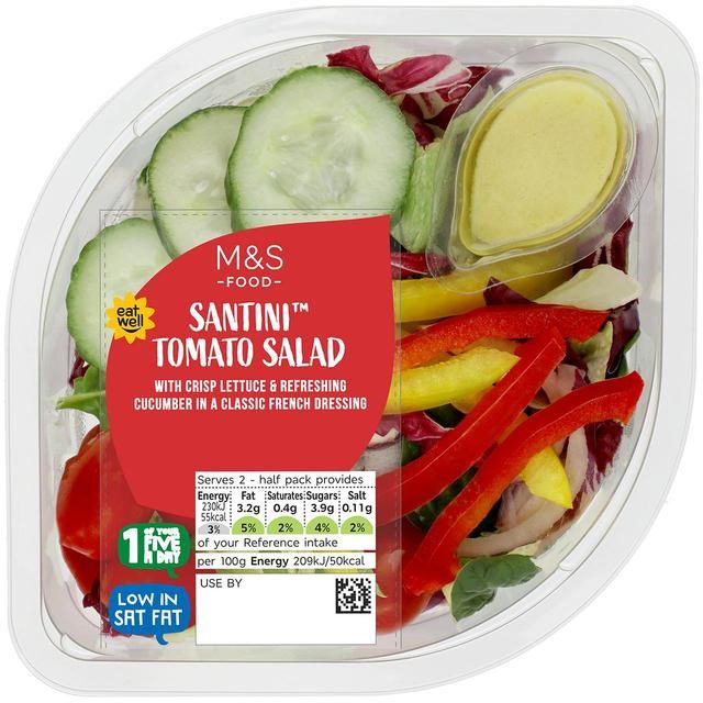M&amp;amp;S Santini Tomato Side Salad   220g