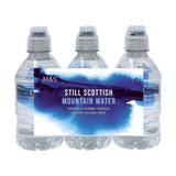 M&amp;amp;S Scottish Still Mountain Water   6 x 300ml
