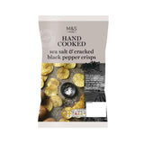 M&amp;amp;S Sea Salt &amp;amp; Cracked Black Pepper Crisps   150g
