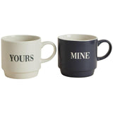 M&amp;amp;S Set of 2 Mine &amp;amp; Yours Mug One Size Multi   2 per pack