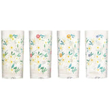 M&amp;amp;S Set of 4 Floral Picnic Highballs   4 per pack