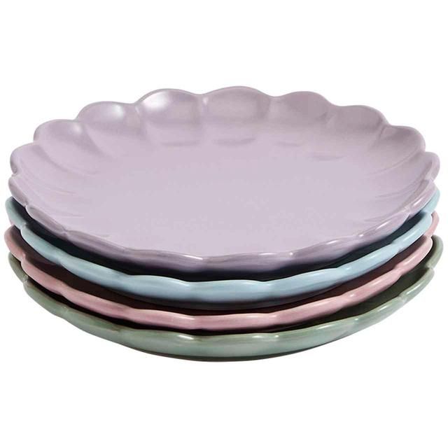 M&amp;amp;S Set Of 4 Scallop Side Plates   4 per pack